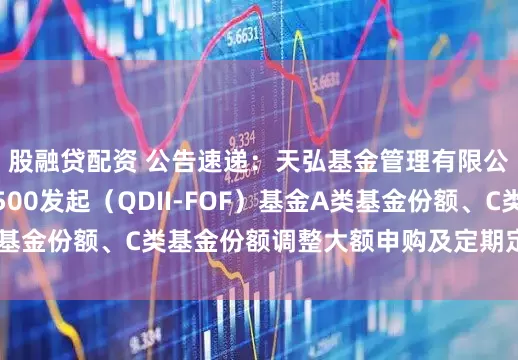 股融贷配资 公告速递：天弘基金管理有限公司关于天弘标普500发起（QDII-FOF）基金A类基金份额、C类基金份额调整大额申购及定期定额投资业务
